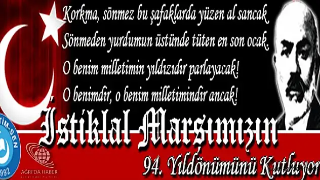 Türk-Eğitim-Sen'den Mehmet Akif Ersoy'u anma günü mesajı