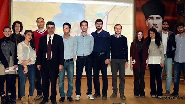 Şehir ve Bölge Planlama Bölümü öğrencileri Kars'ta