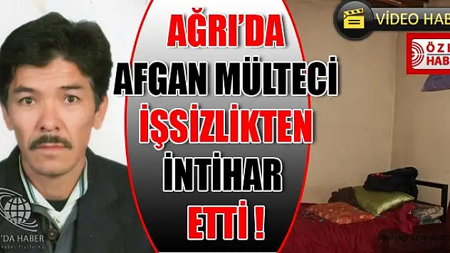 Afgan Mülteci İşsizlikten İntihar Etti !