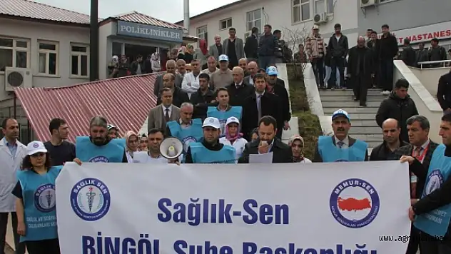 Sağlık-Sen'den basın açıklaması