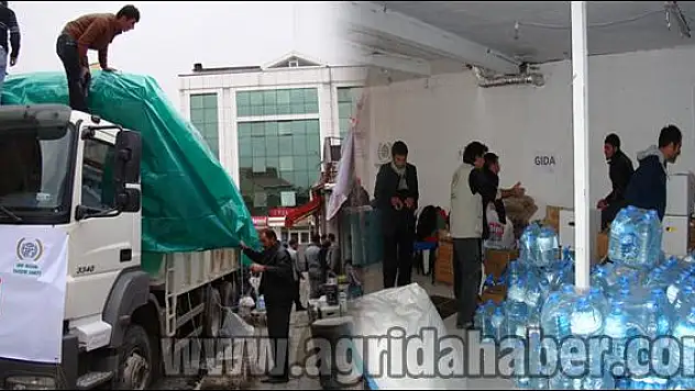 Depremzeler İçin Yardım Toplama Merkezi Oluşturdu