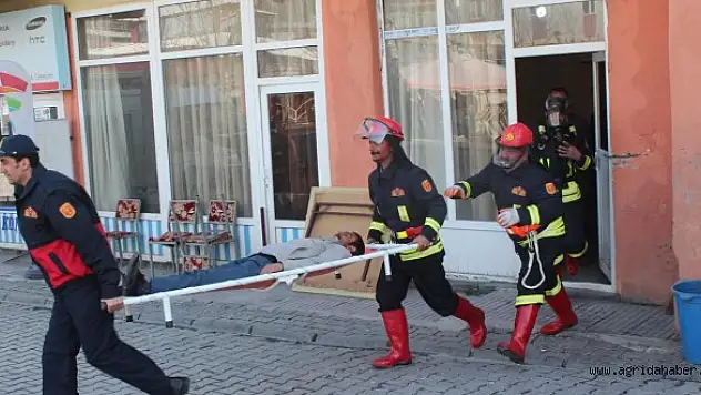 Adilcevaz'da 'Yangın Söndürme Tatbikatı'