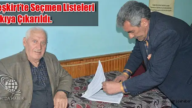 Eleşkirtte Genel seçime doğru