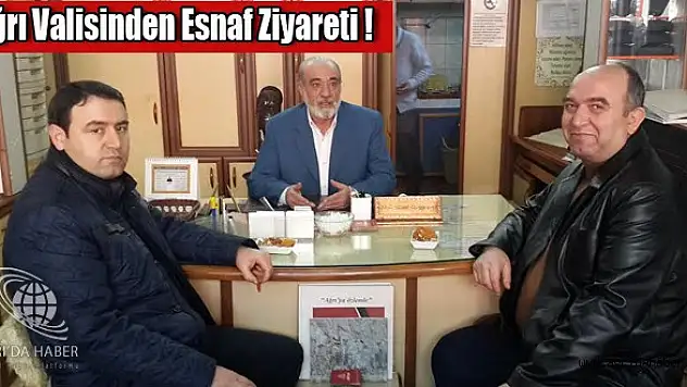 Vali Işın Esnafı Ziyaret Etti