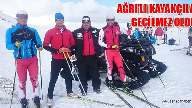 Ağrı'lı Sporcular Kayak Branşında Geçilmez Oldu