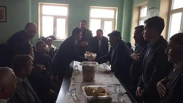 Kaymakam Çiçek'ten taziye ziyareti