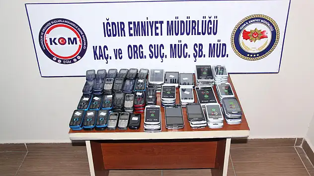 Iğdır'da telefon kaçakçılığı operasyonu