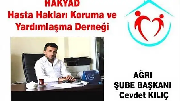 Ağrı HAKYAD'ın Yeni Başkanı Cevdet Kılıç Oldu