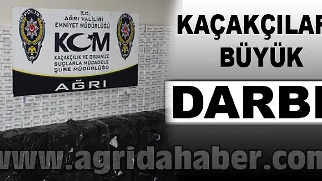 SİGARA KAÇAKCILIĞINDA 19 GÖZALTI !