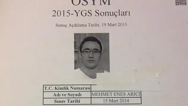 2015 Türkiye YGS Birincisi Belli Oldu!