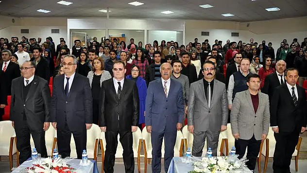 KAÜ'de 'İstiklal Marşı ve Mehmet Akif Ersoy' konulu konferansı