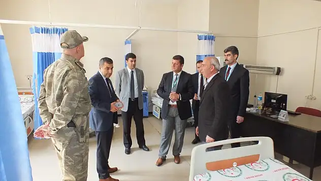 Kaymakam Atasoy'dan hastaneye ziyaret