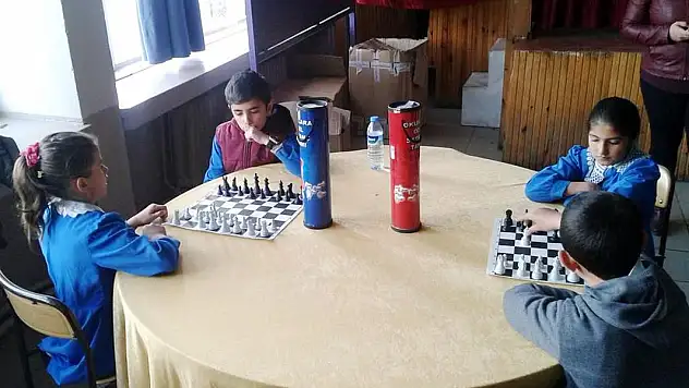 Arpaçay'da satranç turnuvası düzenlendi