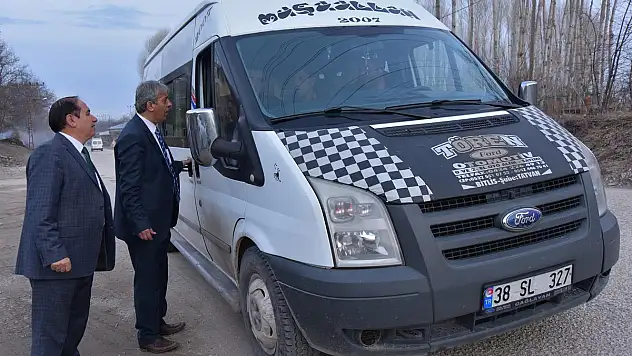 Ahlat'ta taşımalı eğitim servisleri denetlendi