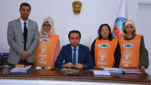 TEMA Vakfı'dan, Kaymakam Erkan'a ziyaret