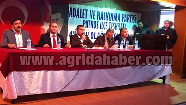 AK PARTİ PATNOS İLÇE KONGRESİ YAPILDI