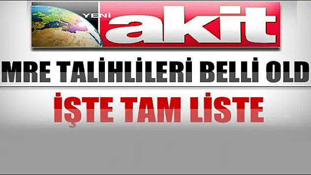 UMRE TALİHLİLERİ BELLİ OLDU