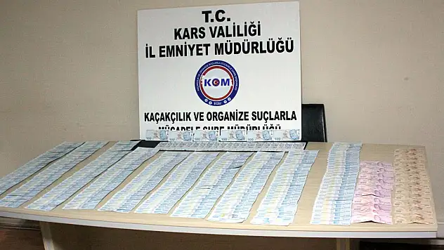 Kars'ta sahte para operasyonu