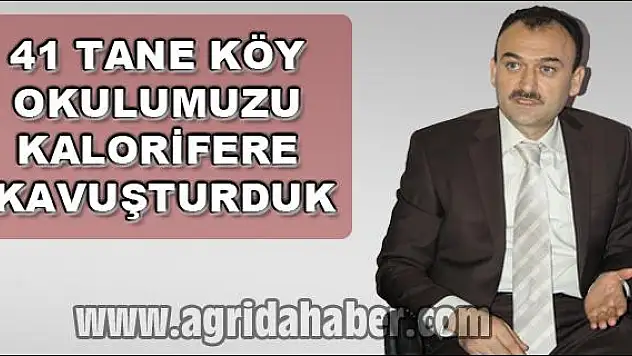OKULLARIMIZ KALORİFERLERİNE KAVUŞTU !