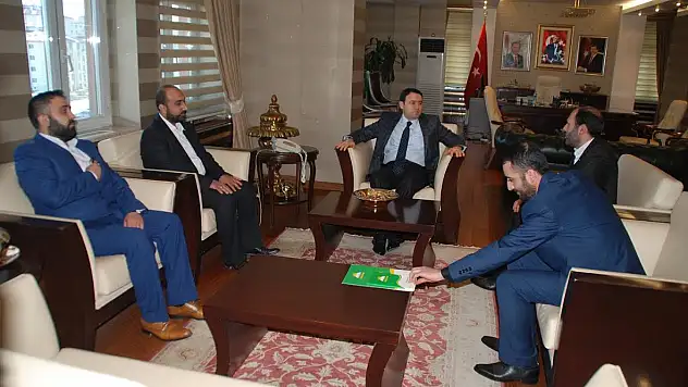HÜDA PAR'dan Vali Işın'a hayırlı olsun ziyareti