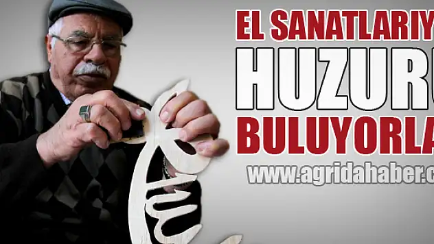 El sanatlarıyla huzuru buluyorlar