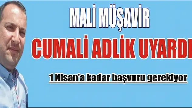 Muhasebeciler Uyardı 1 Nisan Son Tarih