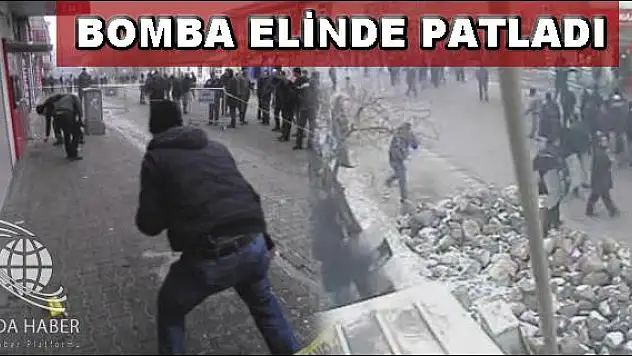 SES BOMBASI ELİNDE PATLADI