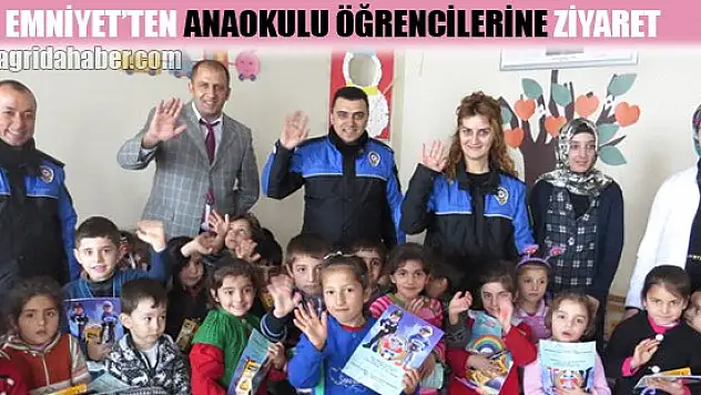 EMNİYET'TEN ANAOKULU ÖĞRENCİLERİNE ZİYARET