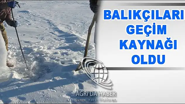 BALIK GÖLÜ TAMAMEN DONDU