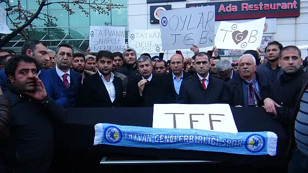 Tatvanlılardan TFF'nin kararına tepki