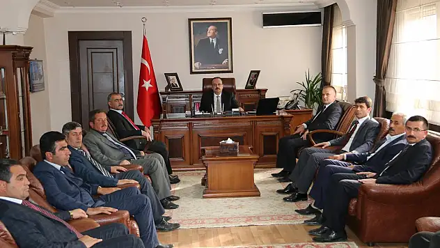 Muhtarlardan Vali Canbolat'a ziyaret