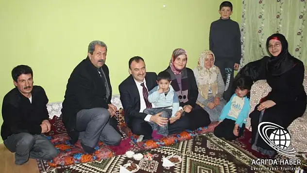 AĞRI MİLLİ EĞİTİM MÜDÜRÜ YILMAZ ÖĞRENCİ AİLELERİNİ ZİYARET ETTİ