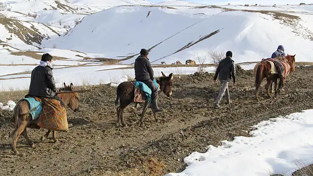 Ulaşımlarını at ve eşeklerle sağlıyorlar