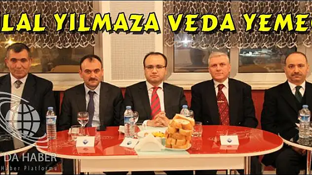 MİLLİ EĞİTİM MÜDÜRÜ BİLAL YILMAZ VEDA ETTİ