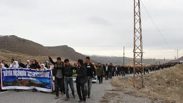 Muradiye'de HES protestosu