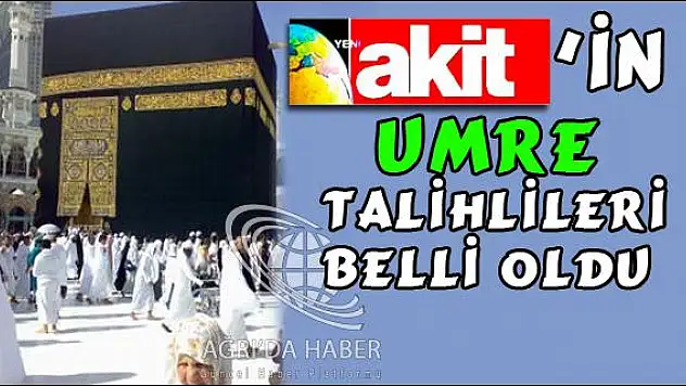 AKİT İN UMRE TALİHLİLERİ