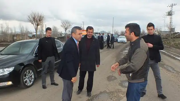 Kaymakam Atasoy, karayolunu inceledi
