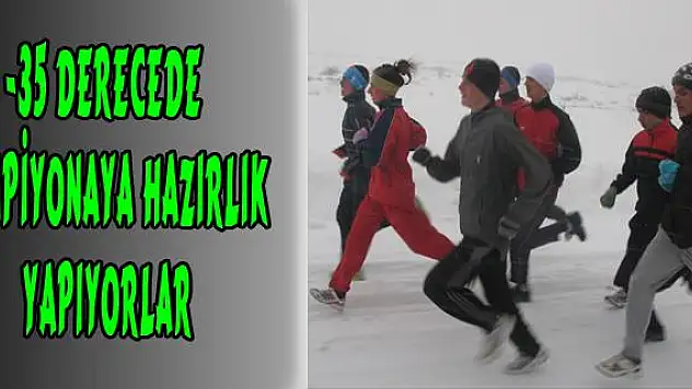 -35 Derecede Şampiyonaya Hazırlanıyorlar