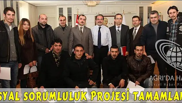 AĞRI İBRAHİM ÇEÇEN ÜNİVERSİTESİNİN SOSYAL SORUMLULUK PROJESİ TAMAMLANDI