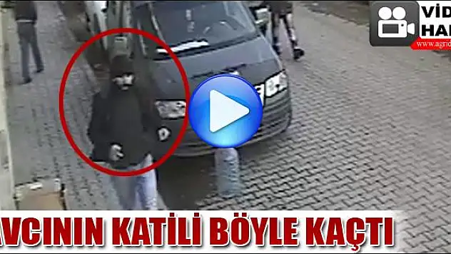 SAVCIYI VURAN SALDIRGANIN KAÇIŞ ANI