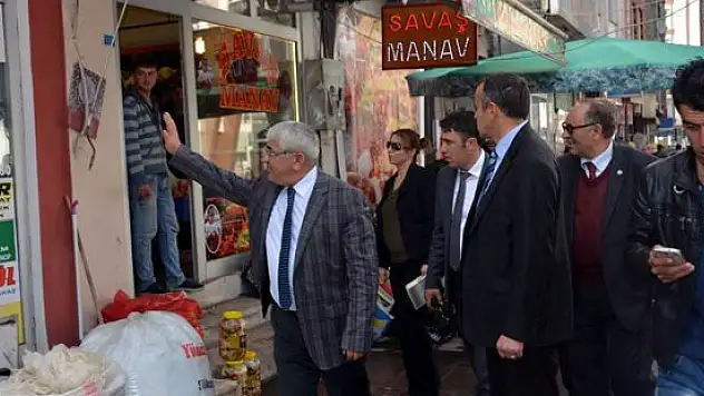 Kars Belediye Başkanı Karaçanta'dan esnaf ziyareti