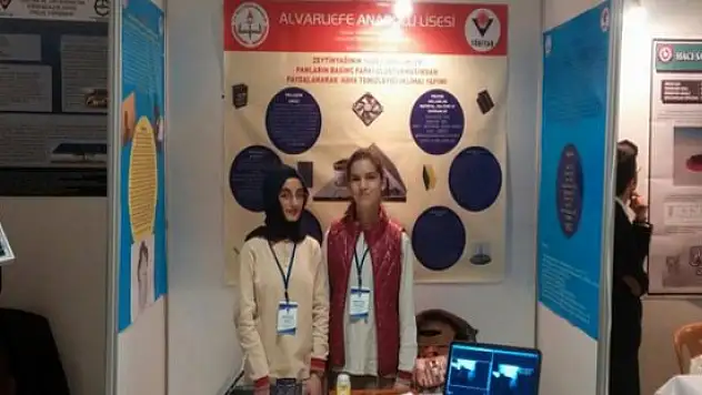 Alvarlıefe Anadolu Lisesi TÜBİTAK Bölge 3.'sü oldu