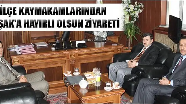 İLÇE KAYMAKAMLARINDAN AĞRI MİLLİ EĞİTİM MÜDÜRÜ BAŞAK A HAYIRLI OLSUN ZİYARETİ