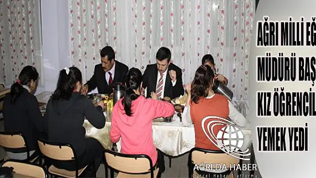BAŞAK KIZ ÖĞRENCİLERLE YEMEK YEDİ