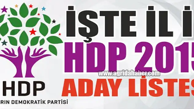 HDP'nin Milletvekili Aday Listesi Belli Oldu