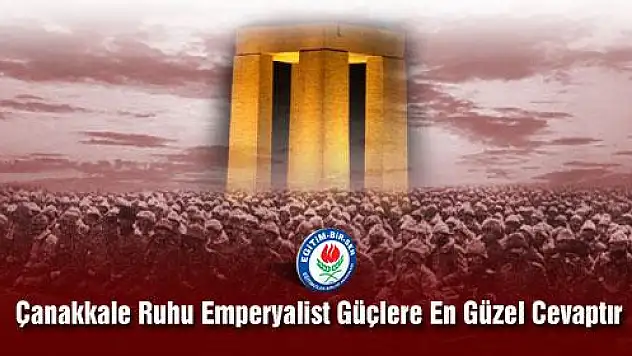 Egitim Bir Sen den Çanakkale Mesajı