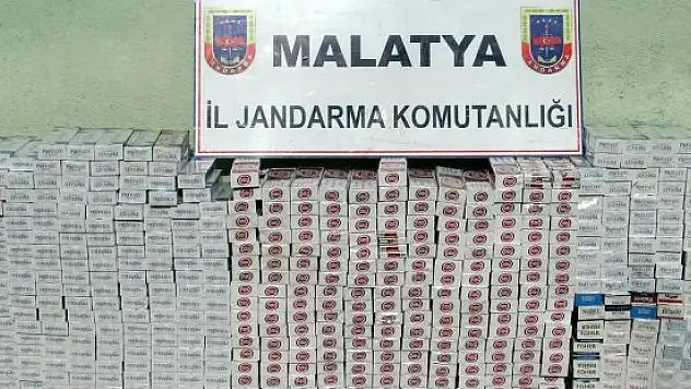 Yeşilyurt'ta 5 bin 160 paket kaçak sigara ele geçirildi