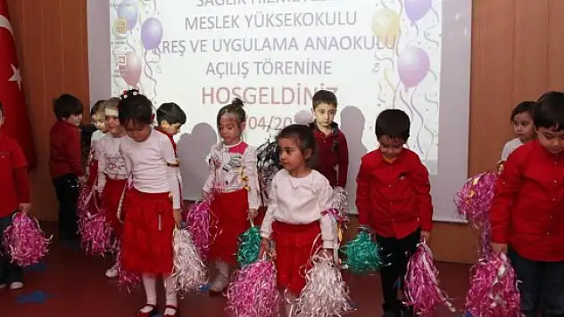 BEÜ'de 'Uygulama ve Kreş Anaokulu' açıldı