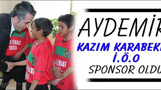 ZİRAAT ODASI BAŞKANI AYDEMİR ŞAMPİYONA SPONSOR OLDU