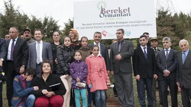 Tunceli'de 'Bereket Ormanı' oluşturuldu